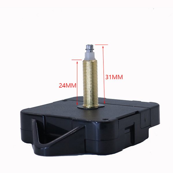 Högvridmoment Tyst Kvartsurverk Mekanismer med Visare Batteridriven, Väggur Mekanism Delar Motor Byte DIY Klockrörelse Kits
