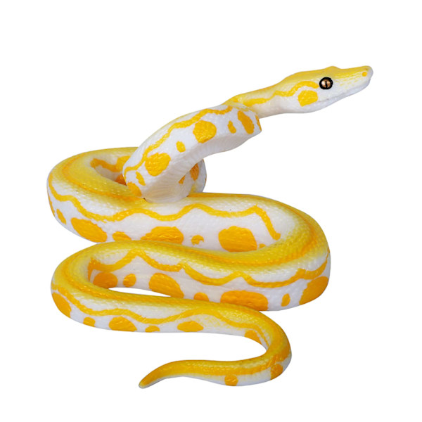 Realistisk falsk python leksak gummi orm python karaktär Halloween skämt rekvisita skräck present leksak