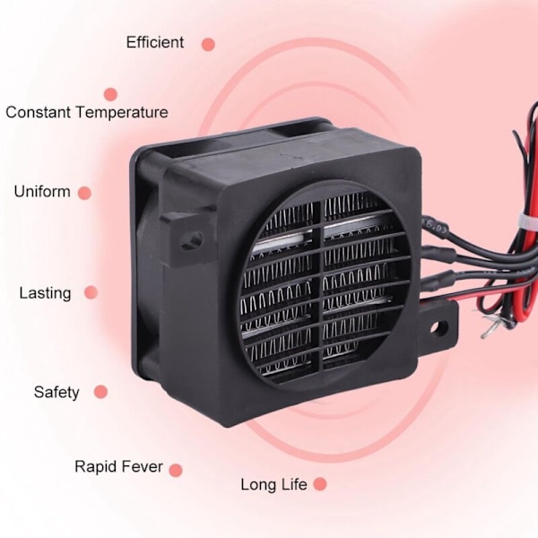 PTC-lämmitin, 100W 12V keraamiset ilmalämmittimet auton tuulettimeen
