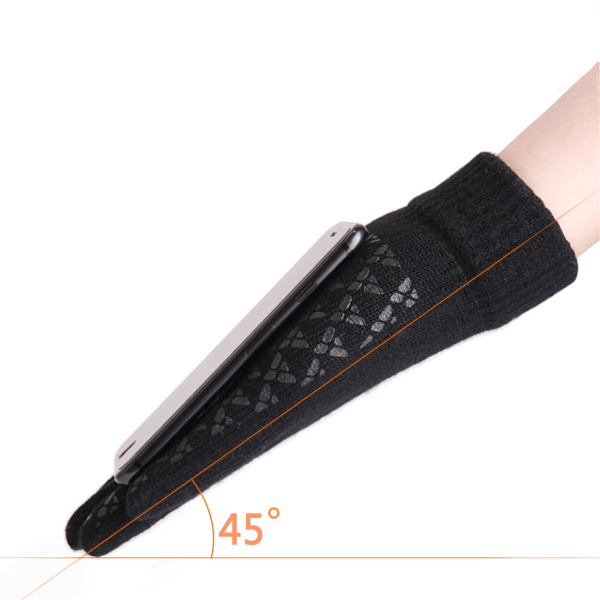1 par vinterhandsker, unisex vindafvisende varme handsker