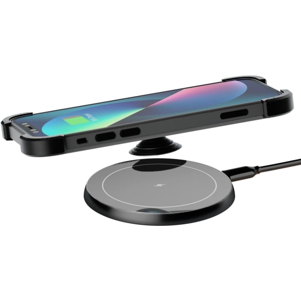 Trådløs telefonoplader kompatibel med iPhone 14/13/12/Samsung Galaxy S23/S22/trådløs telefon