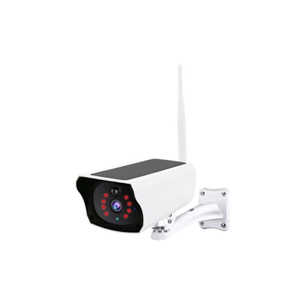 Trådlös WiFi Utomhuskamera - 2K Utomhuskamera Batteri Inbyggd Solpanel, IP65 Vattentät, PIR-Detektering, AI Människodetektering, Färg Natt