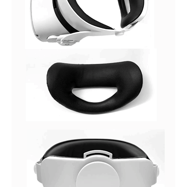 Passar för Oculus Quest2, uppgraderat hörlurar som är bekvämt och inte trycker på ansiktet, ergonomiskt stridsheadset
