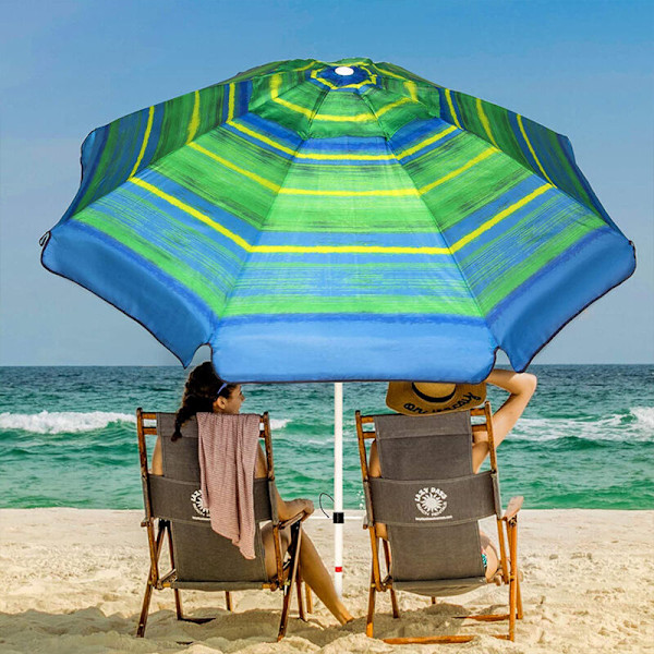 Strand- eller grønn strandholder med jordfester for parasoller, 25-35 mm