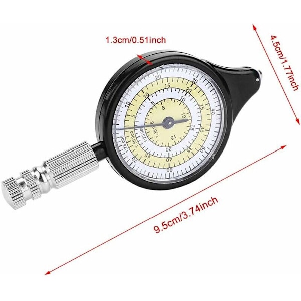 Kartmätningsverktyg för analog utomhusmätning Kalkylator Kartkalkylator Instrument Gadget Vandringsverktyg