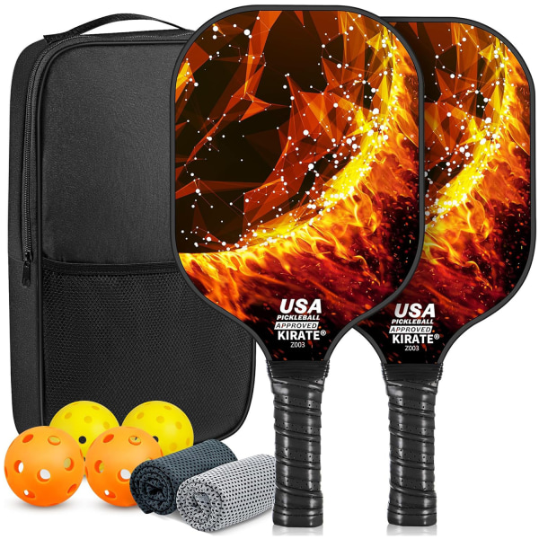 Fiberglas pickleball racket utomhus sport is handduk set