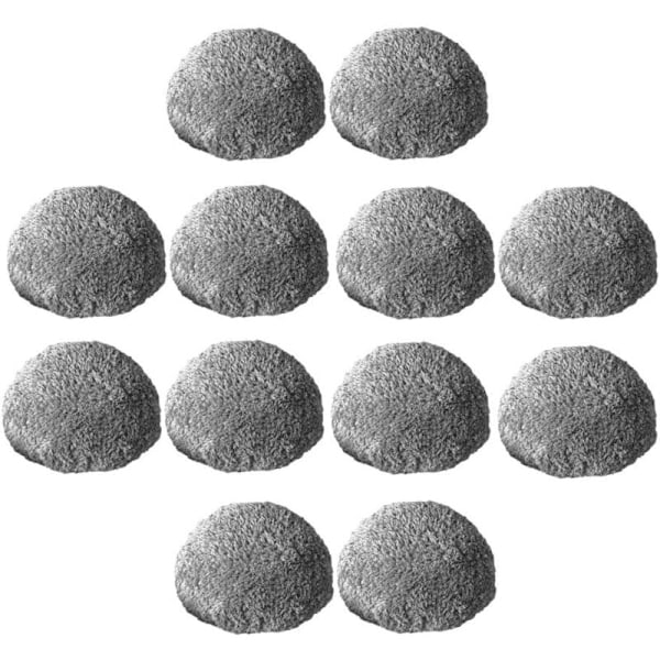 Kit med 12 clinons i mikrofiber robotfönsterputs fönstertillbehör