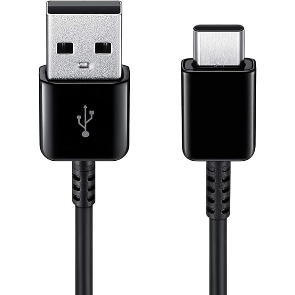 Samsung USB-kabel 15W sort, USB-A til USB-C, 1,2 m