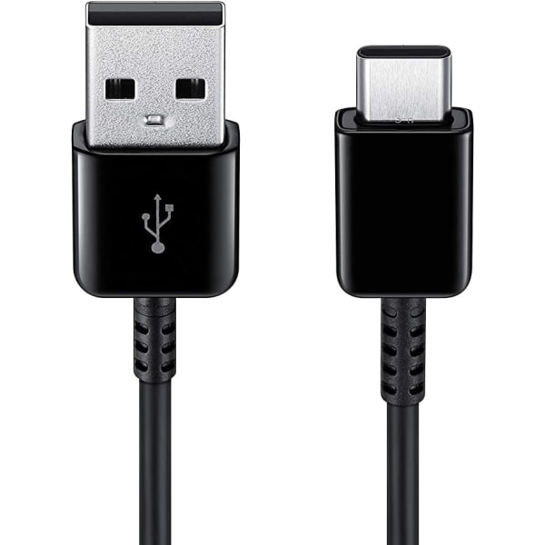 Samsung USB-kabel 15W Sort, USB-A til USB-C, 1,2m