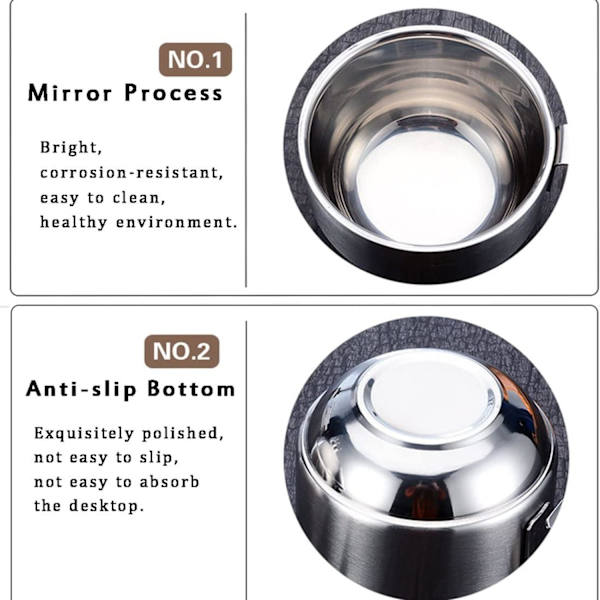 Rostfritt stål kaffekoppar set om 4 muggar, stapelbara dubbla värmeisolering metall kaffekoppar med ställ rack, (6,8 oz/200 ml) perfekt för kalla drycker o