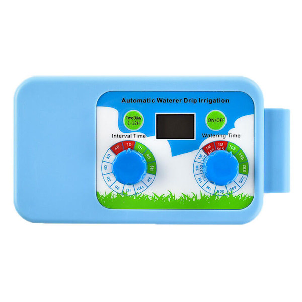 Automatiskt droppbevattningssystem DIY-kit Batteri- eller USB-drivet med elektronisk timer, bevattningsslang och droppare för blomsterrabatter, uteplats, trädgård Pla