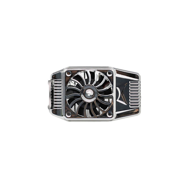 Musta universaali Mini Turbo Hurricane -puhelimen jäähdytystuuletin, jäähdytin, pelijäähdytin, puhelimen jäähdytysjäähytin p