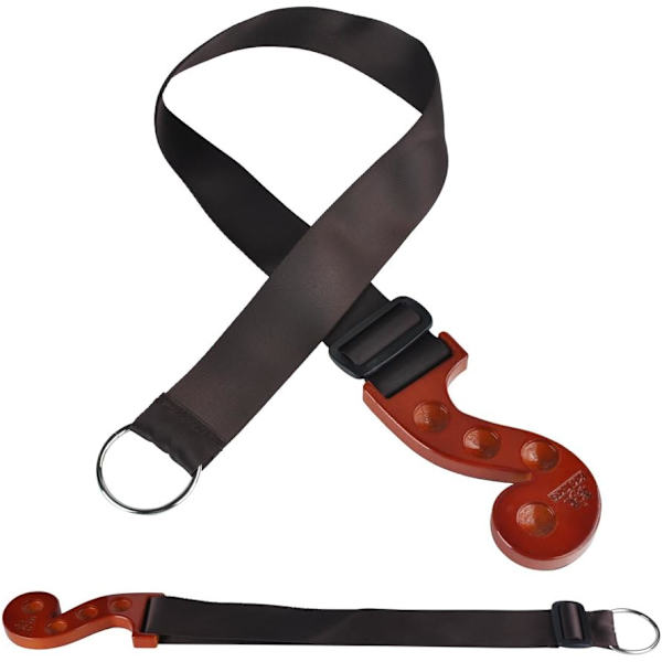 Massivt tre for cello-endpin, sklisikker stativ, endpin-anker, musiknotebase, 4 hull Rød tre