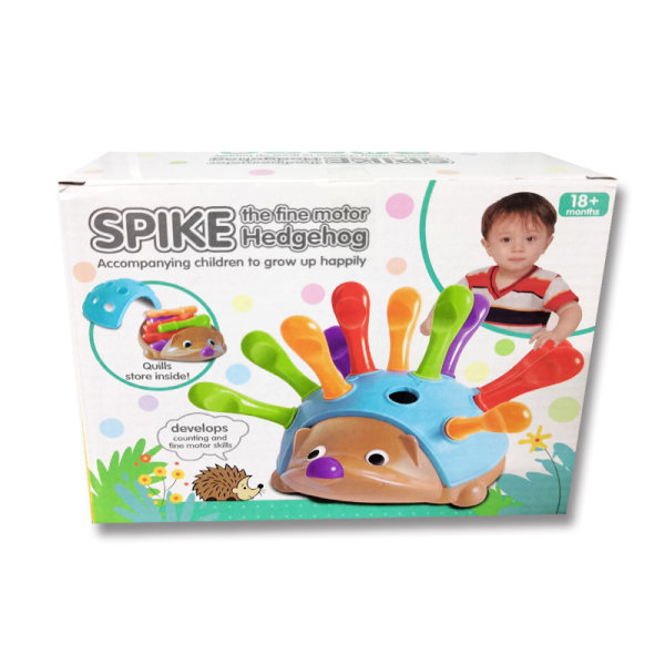 Pinnsvin - 14 stk, læringsleke for småbarn fra 18 måneder og oppover, leketøy med sansebevegelser, pedagogisk leketøy for tidlig barndom, Montessori-leketøy