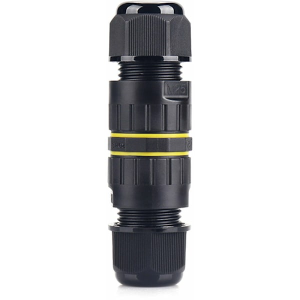 2 Ulkoista kaapelikytkintä IP68 Vedenpitävä kytkentärasia Ulkoinen rasia 3-napaiselle kaapelille φ5-9 mm, malli n ° EW-M25-3P (5-9 mm)-Malli N ° EW-M25-3P (5-9