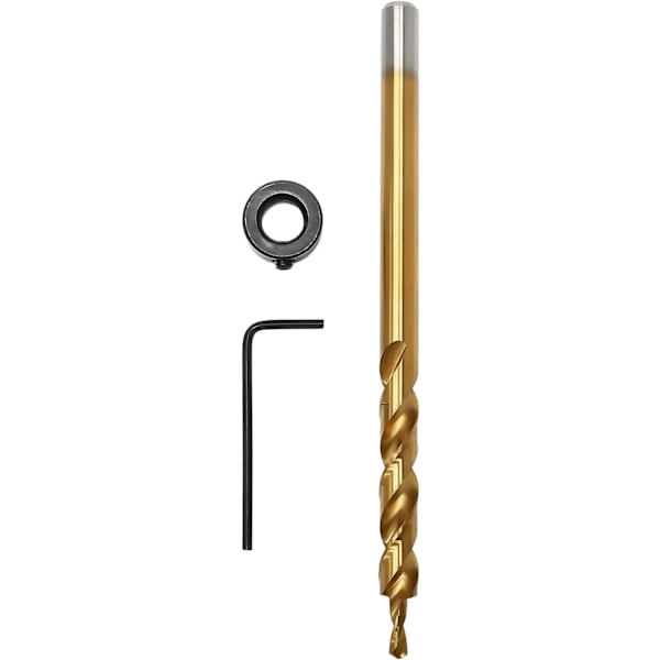 Solsikke HSS Træbearbejdningsbor Bits 3/8\"(9,5 mm) Hex Skaft Bor Bits med Dybdestop