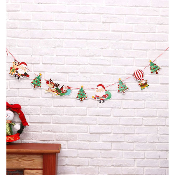 5 stykker julekrans Garland Julepynt Julepynt