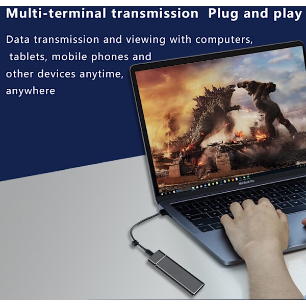 Ulkoinen SSD-kiintolevy 64 GB Mobile, nopea ulkoinen mobiili puolijohde