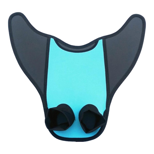 1 st Mermaid Fin Fins Bär Lätt Mermaid Tail Snug Fit Monofin Återanvändbar Strand Simma Fenor (Vuxna) Blå