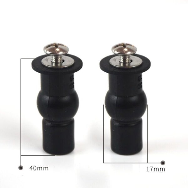 Toalettsitsfäste, 4-delars toalett-till-toalett-fästförlängningsbultar, 304 rostfria toalettskruvar, toalettlockfixering (4017mm)