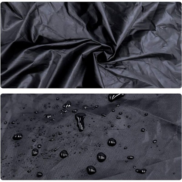 Bordtennisbord Cover Vandtæt Cover til Ping Pong Bord 165 x 70 x 185 cm Sort