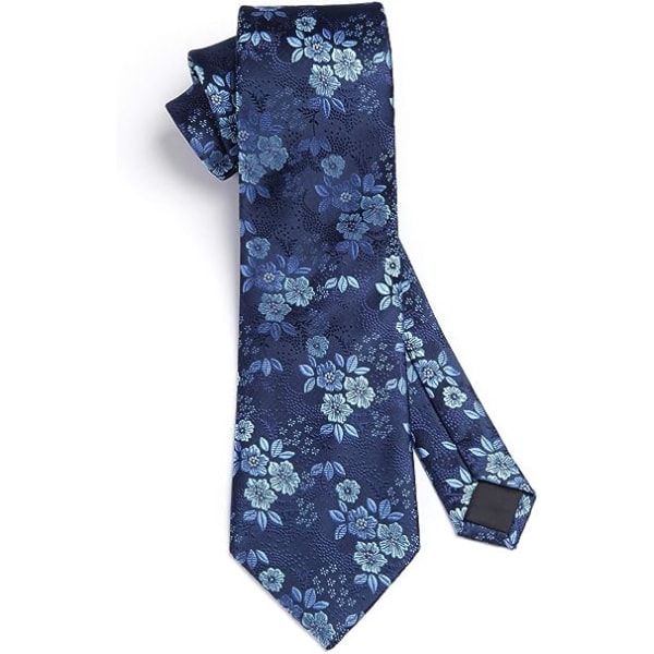 Extra lång blommig Paisley-slips- och set för män