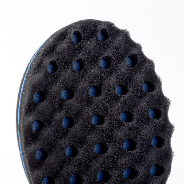 2-pack korta hårfrisyrer Fried Dough Twists svamp stora hål borste svampar