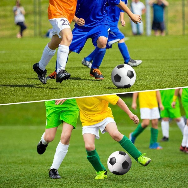 Fotbollsskydd för barn, benskydd för tonåringar, unisex andningsbara fotbollsskydd, fotbollsutrustning för barn 4 till 8 år