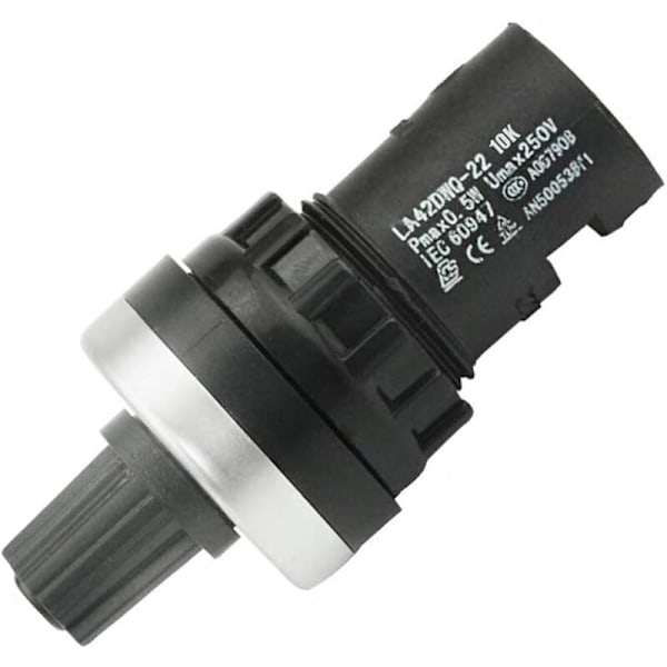 Erä 2 pyörivää potentiometriä la42dwq-22 22 mm 10 k ohm säädettävällä nopeudella (10 k)
