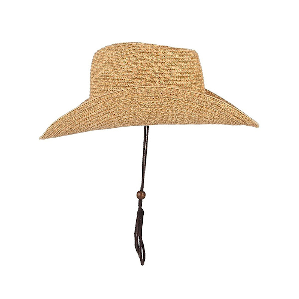 Utomhus cowboyhatt män och kvinnor solskydd solhatt stor brätte halmhatt casual strandhatt
