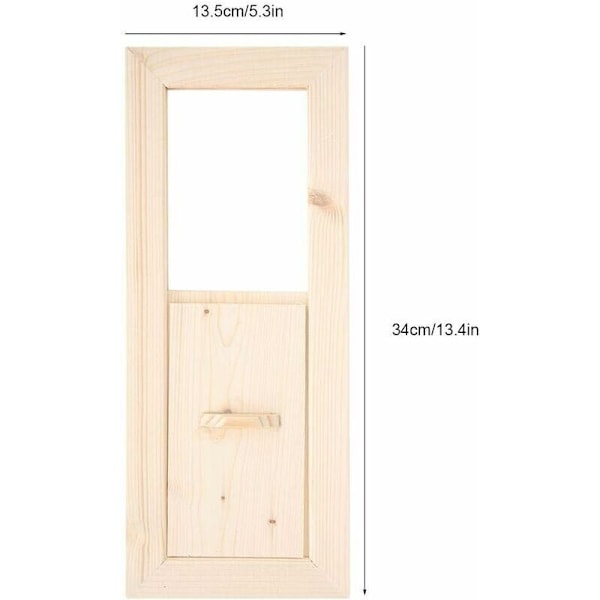Vindluft, basturum sauna flygplan luftventilationspanel luftventilationsgaller tillbehör från bastu utrustning ersättningstillbehör 34x13.5cm