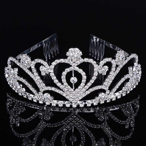 tiara, krystal tiara, brude bryllup tiara
