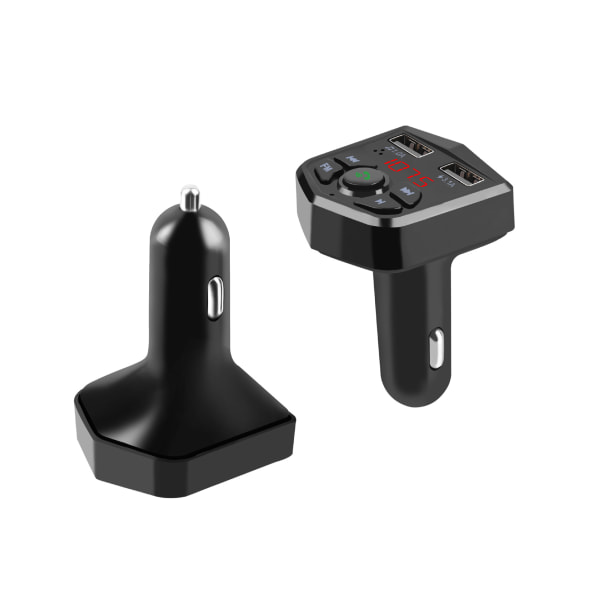 Bil MP3 Bluetooth-FM-sender Bluetooth-afspiller Dobbelt USB-bil håndfri FM-sender