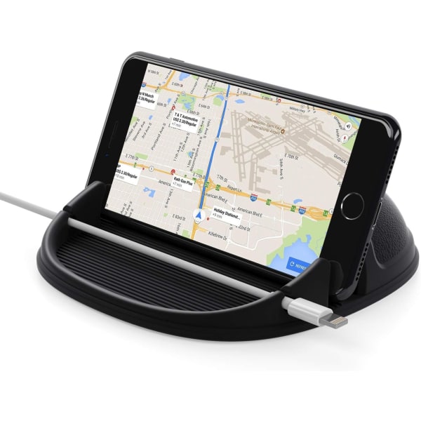 Biltelefonhållare, Anti-Slip Silikon Sticky Mount, Universal Auto