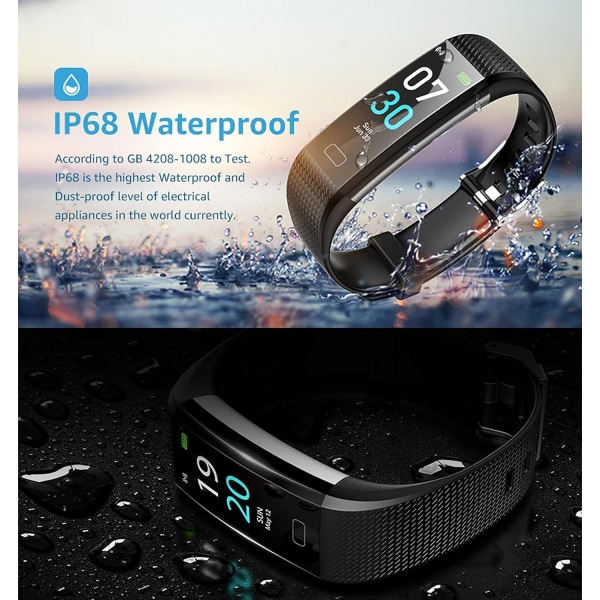 Vattentät smartwatch fitness