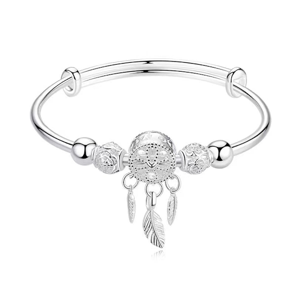 Charm armband för kvinnor Mode drömfångare fjäder armband smycken tillbehör