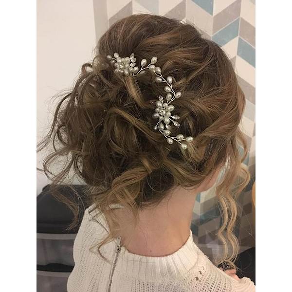 Perle Rhinestone Hårnål (4PCS), Brud Hårnål, Kvinners Hårnål, Bryllup Hårnål, Kvinners Brud Brud Dekorasjon Hårnål, Bryllup Hårnål