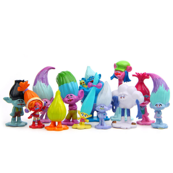 Keepsake julepynt-sæt, DreamWorks Animation Trolls Holiday in Harmony Poppy og Branch (12 stk.)