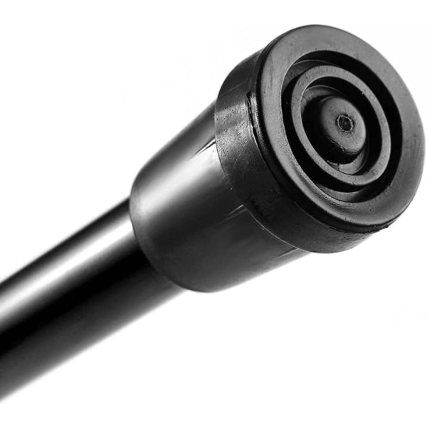 Bærbar spaserstokk Justerbar 33-37 tommer svart sammenleggbar walkin