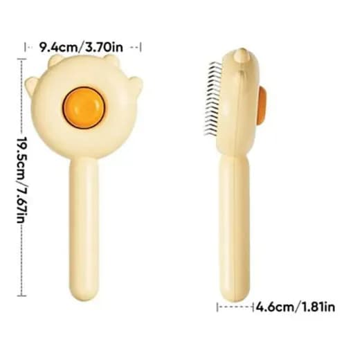 Lunesouri PET COMBING BRUSH 1 st (GUL)