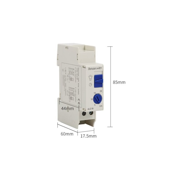ALC18 bryter HC18A DHC18A ELEKTRONISK TIDSSTYRING 230V MAKS 2300W Skinne montering