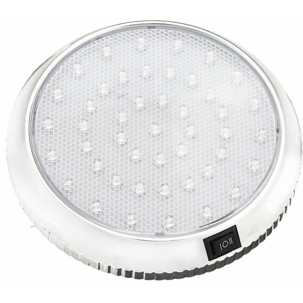 2 st för husvagn husbil 12V 46 LED innertak taklampa