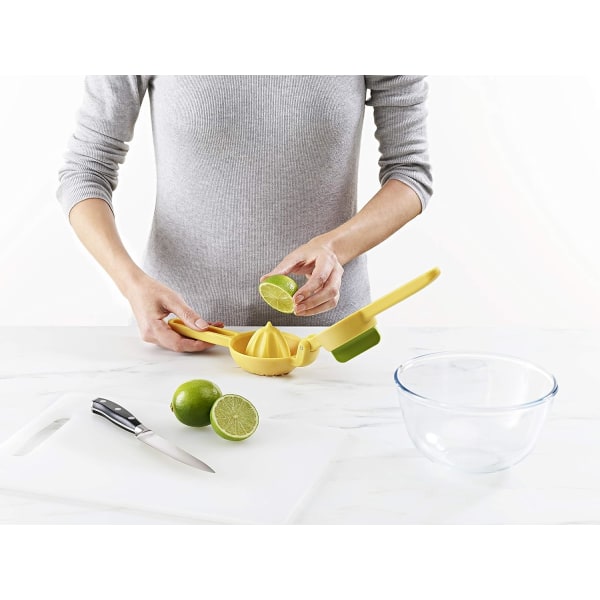 Blå Multifunksjonell Sitruspresser Fruktpresset Appelsinjuice Manuell Sitruspresser Hjem Liten Bærbar Sitronklips
