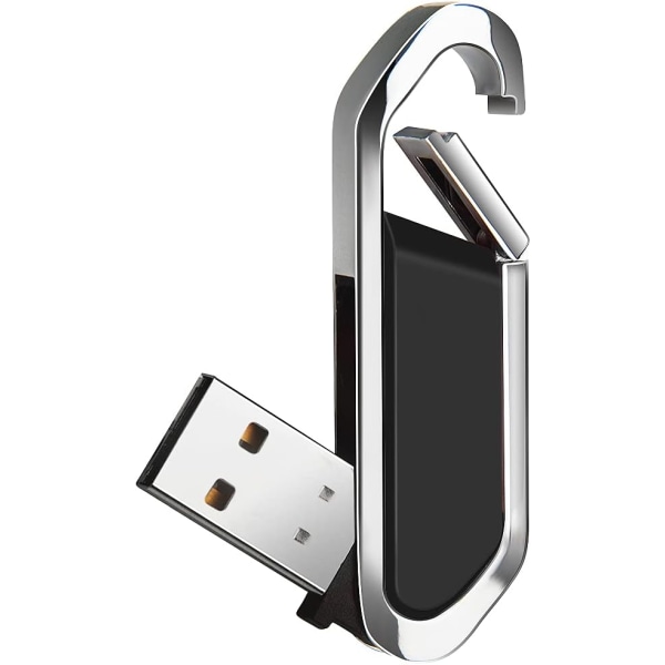 USB 64 GB bærbar minnepinne med nøkkelring USB 2.0 Flash Drive