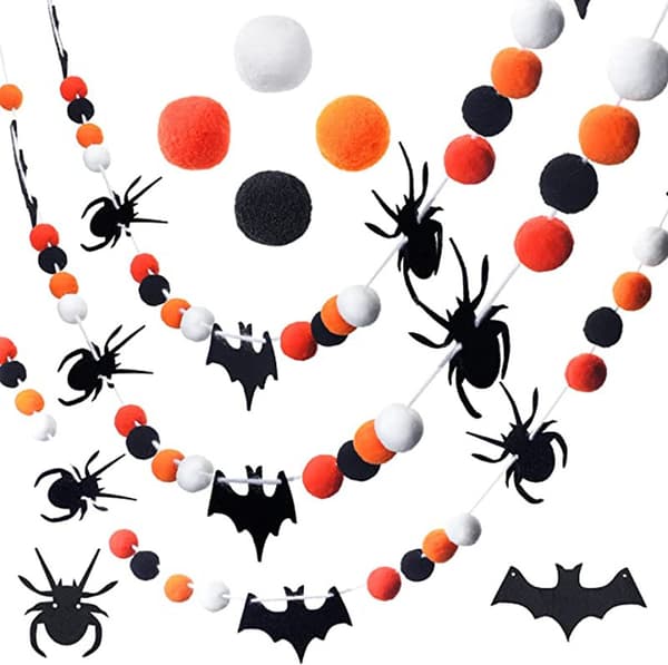 2 stk Halloween pull flagg dekorasjon kreativ hengende