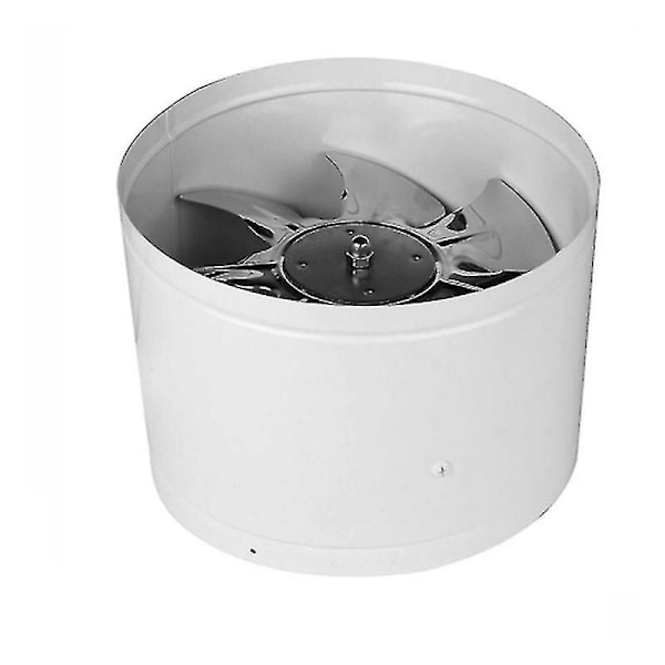 Online drevet udsugningsventilator Booster Ventilator Aeration, Sort