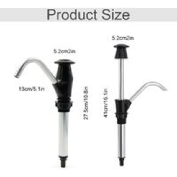 Universell husvagnsvattenpump, handpump för utomhusfamilj, ersättningspump för husvagn och husbil