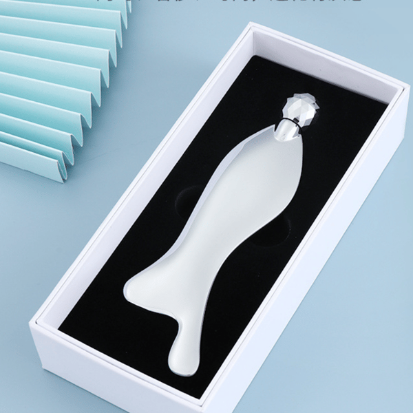 Gua Sha ansigtsløftning metal massageplade (1 stk.)