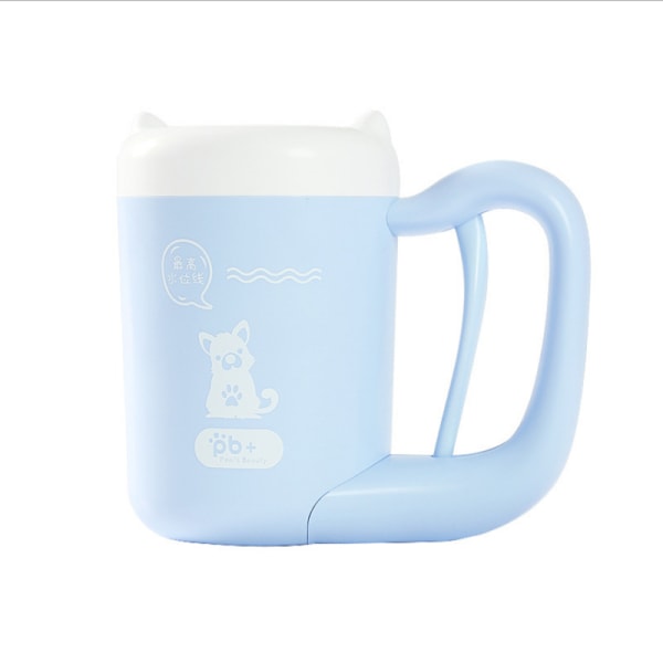Blue Dog Paw Cleaner Cup Muddy Paw Cleaner for små hunder Katter Fo