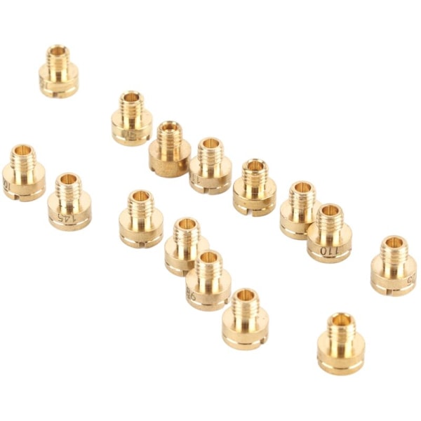 Sats med huvudmunstycken 15 88-150 i slitstark metall för Mikuni N100 604, VM22, VM24, VM26, VM30